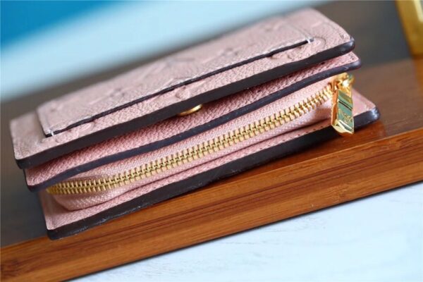 Louis Vuitton Clea Wallet Monogram Empreinte Light Pink For Women, Women's Wallets 1.3in/11cm LV