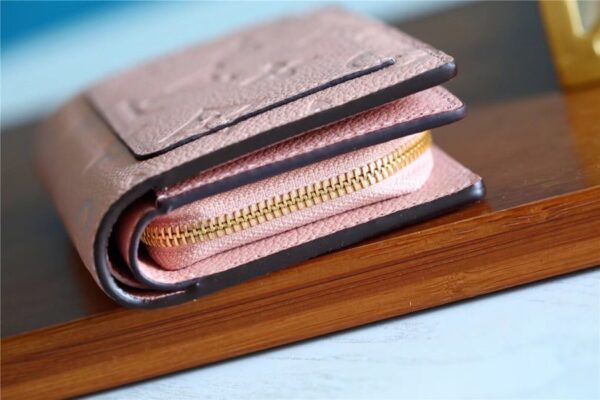 Louis Vuitton Clea Wallet Monogram Empreinte Light Pink For Women, Women's Wallets 1.3in/11cm LV