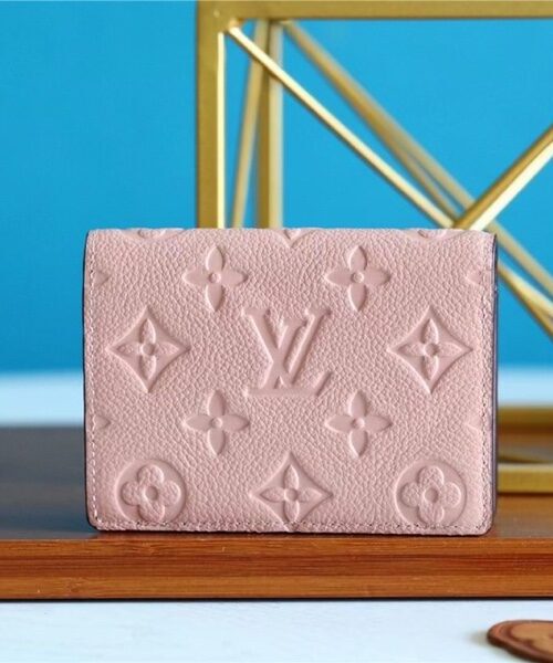 Louis Vuitton Clea Wallet Monogram Empreinte Light Pink For Women, Women's Wallets 1.3in/11cm LV
