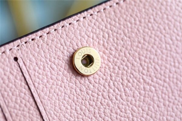 Louis Vuitton Clea Wallet Monogram Empreinte Light Pink For Women, Women's Wallets 1.3in/11cm LV