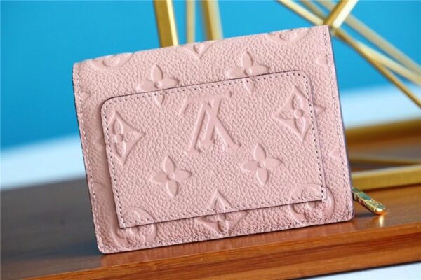 Louis Vuitton Clea Wallet Monogram Empreinte Light Pink For Women, Women's Wallets 1.3in/11cm LV