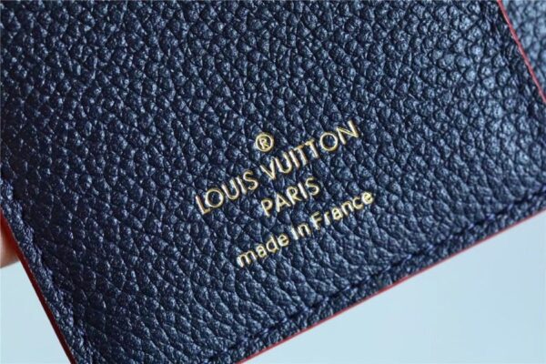 Louis Vuitton Clea Wallet Monogram Empreinte Navy Blue For Women, Women's Wallets 1.3in/11cm LV