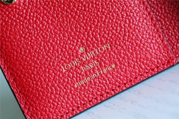 Louis Vuitton Clea Wallet Monogram Empreinte Red For Women, Women's Wallets 1.3in/11cm LV