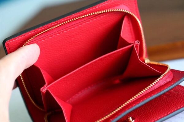 Louis Vuitton Clea Wallet Monogram Empreinte Red For Women, Women's Wallets 1.3in/11cm LV