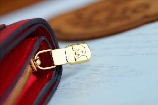 Louis Vuitton Clea Wallet Monogram Empreinte Red For Women, Women's Wallets 1.3in/11cm LV