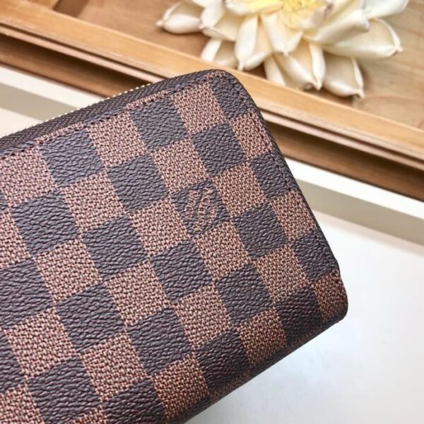 Louis Vuitton Clemence Wallet Damier Ebene Canvas For Women, Women Wallet LV