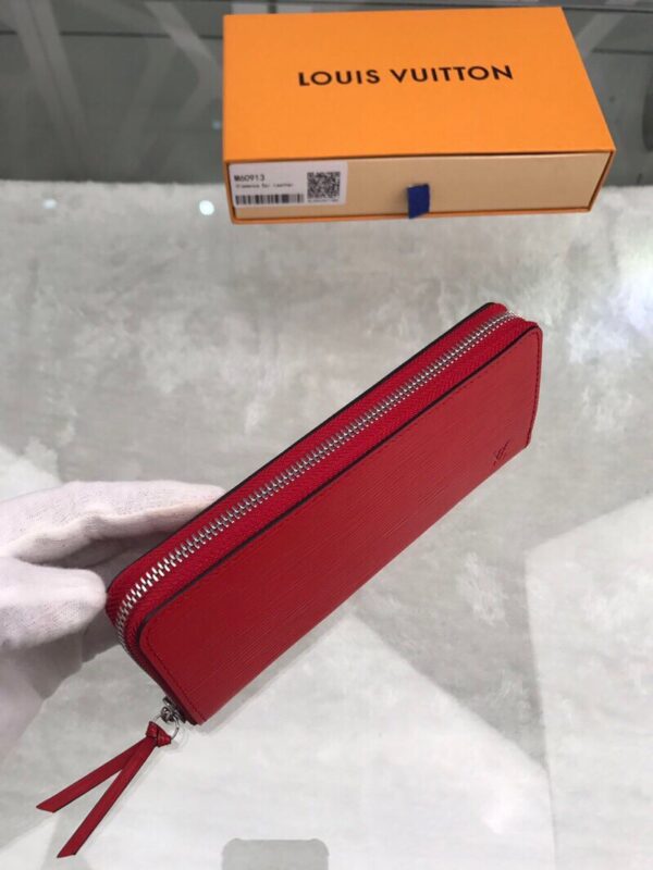Louis Vuitton Clemence Wallet Epi Red For Women, Women's Wallets 7.5in/19cm LV M60913