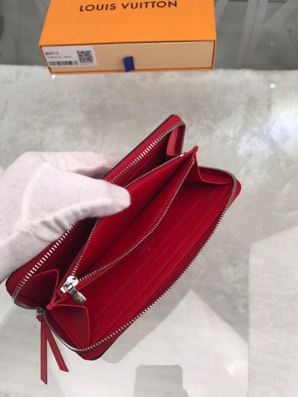 Louis Vuitton Clemence Wallet Epi Red For Women, Women's Wallets 7.5in/19cm LV M60913
