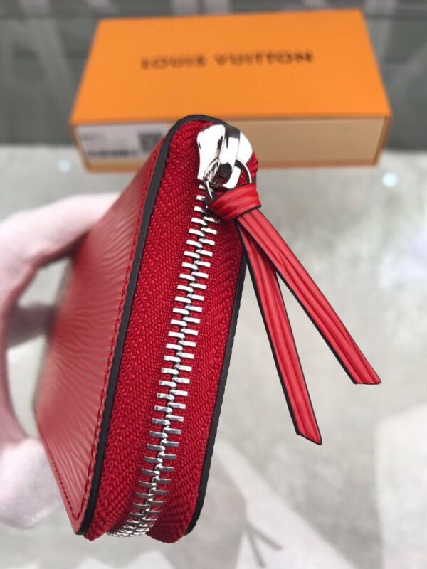 Louis Vuitton Clemence Wallet Epi Red For Women, Women's Wallets 7.5in/19cm LV M60913