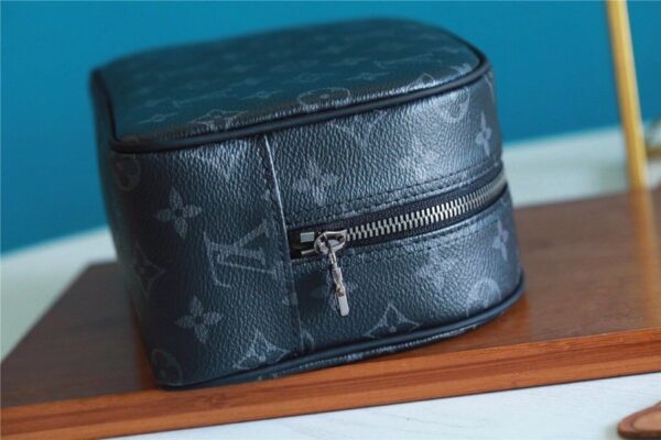 Louis Vuitton Cosmetic Pouch Monogram Eclipse For Women, Women's Wallets 6.7in/17cm LV M60024
