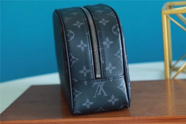 Louis Vuitton Cosmetic Pouch Monogram Eclipse For Women, Women's Wallets 6.7in/17cm LV M60024