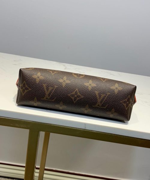 1:1 Replica Louis Vuitton Cosmetic Pouch PM Monogram Canvas For Women, Women's Bags 7.5in/19cm LV M47515