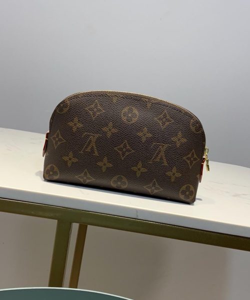1:1 Replica Louis Vuitton Cosmetic Pouch PM Monogram Canvas For Women, Women's Bags 7.5in/19cm LV M47515