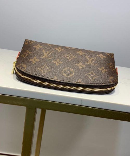 1:1 Replica Louis Vuitton Cosmetic Pouch PM Monogram Canvas For Women, Women's Bags 7.5in/19cm LV M47515