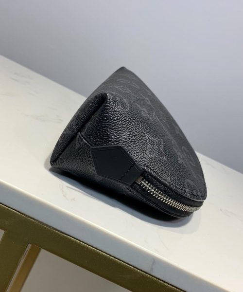 1:1 Replica Louis Vuitton Cosmetic Pouch PM Monogram Eclipse Canvas For Women, Women's Bags 7.5in/19cm LV
