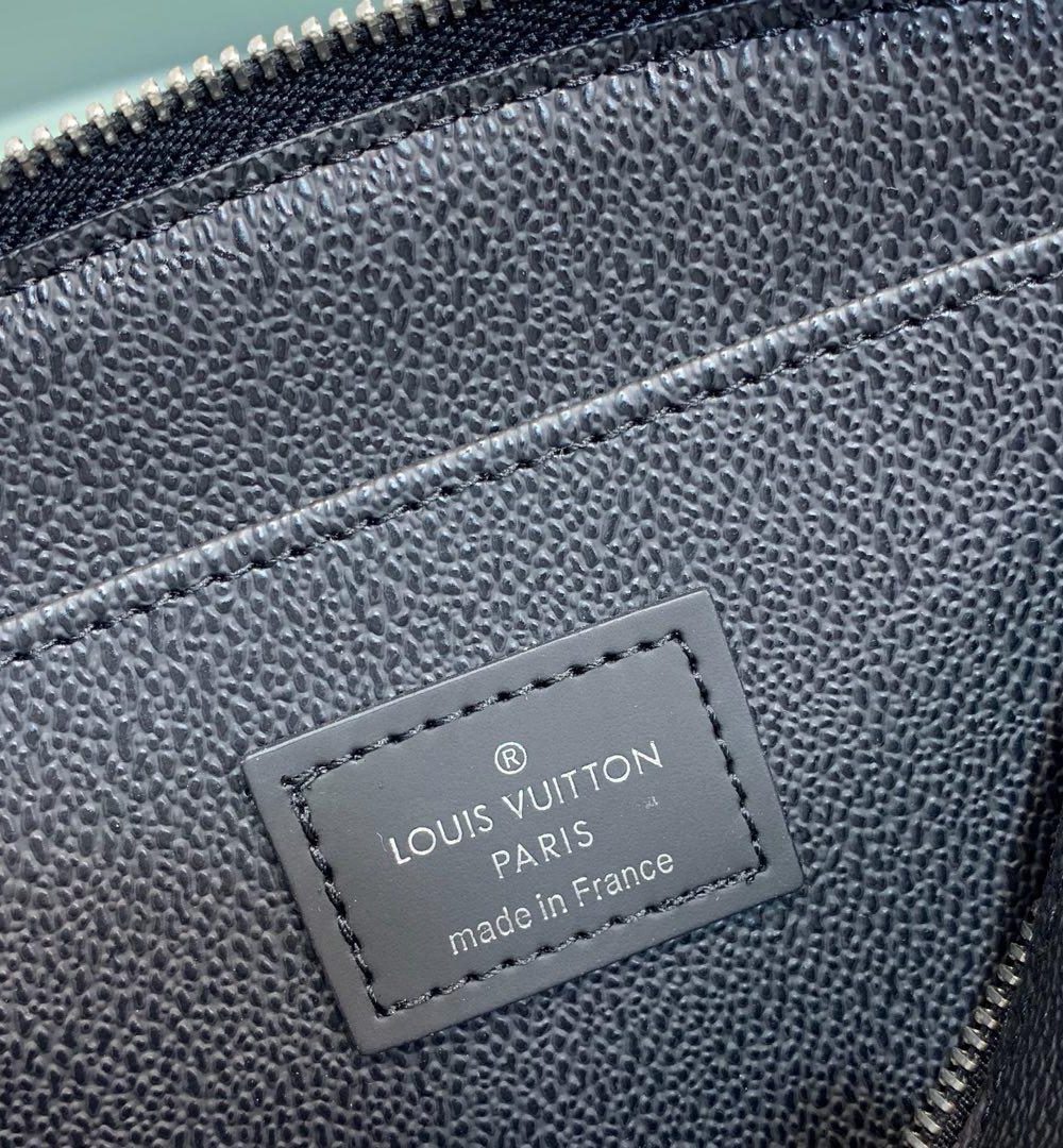 1:1 Replica Louis Vuitton Cosmetic Pouch PM Monogram Eclipse Canvas For Women, Women's Bags 7.5in/19cm LV