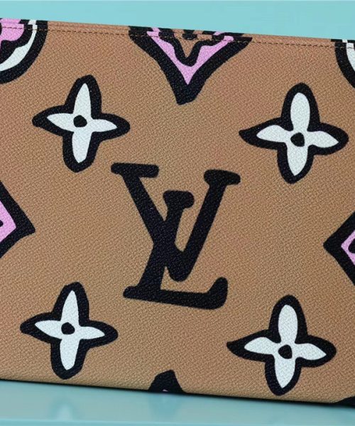 1:1 Replica Louis Vuitton Cosmetic Toiletry Pouch 26 Waxed Monogram Canvas Beige  For Women, Women's Wallets 9.8in/25cm LV M80752