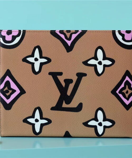 Louis Vuitton Cosmetic Toiletry Pouch 26 Waxed Monogram Canvas Beige  For Women, Women's Wallets 9.8in/25cm LV M80752