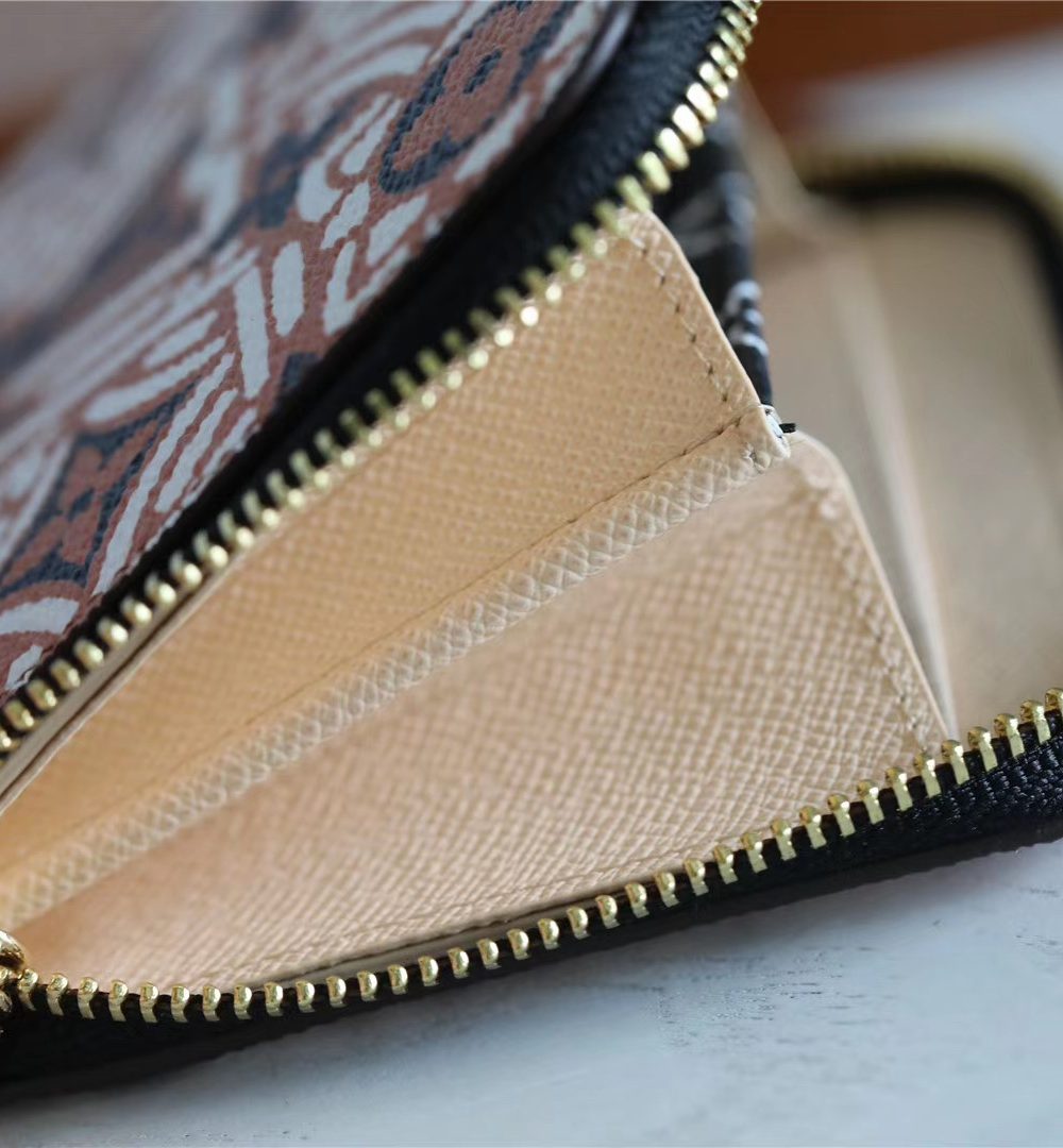 1:1 Replica Louis Vuitton Crafty Zippy Coin Purse Monogram Canvas For Women, Women's Wallets 4.3in/11cm LV M69496