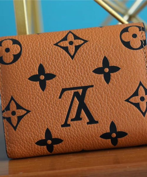 1:1 Replica Louis Vuitton Crafty Zoe Wallet Monogram Empreinte Caramel For Women, Women's Wallets 9.5in/24cm LV 