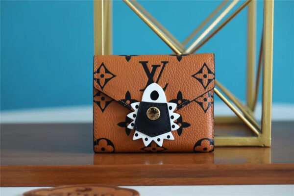 Louis Vuitton Crafty Zoe Wallet Monogram Empreinte Caramel For Women, Women's Wallets 9.5in/24cm LV 