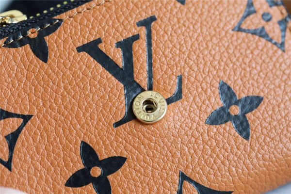 Louis Vuitton Crafty Zoe Wallet Monogram Empreinte Caramel For Women, Women's Wallets 9.5in/24cm LV 