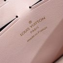 1:1 Replica Louis Vuitton Croisette Chain Wallet Damier Ebene Canvas Magnolia Pink For Women, Women's Wallet 8.3in/21cm LV N60287