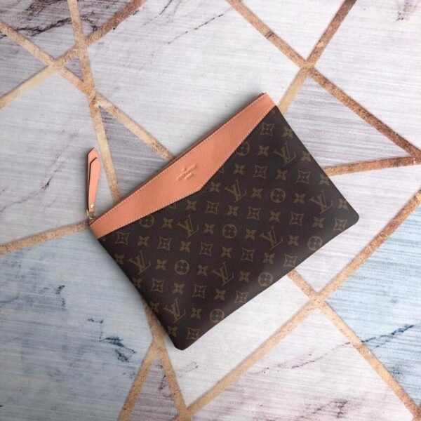 Louis Vuitton Daily Pouch Bag Monogram Canvas Light Pink For Women 11.6in/29.5cm LV M62942