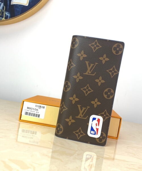 Louis Vuitton Damier Graphite Wallet 19cm Brown