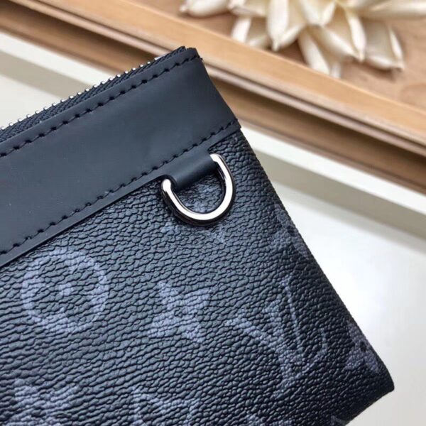 Louis Vuitton Discovery Pochette Monogram Pacific Canvas Black For Women, Women's Wallet 8.3in/21cm LV M44323