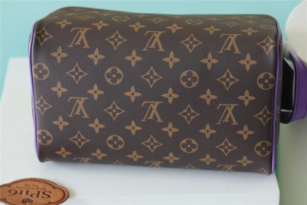Louis Vuitton Dopp Kit Poche Toilette Monogram Canvas By Virgil Abloh's Minty /Purple For Women, Women's Wallets 11in/28cm LV 