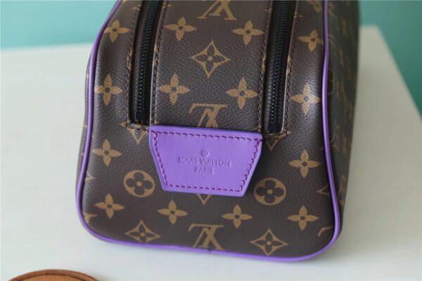 Louis Vuitton Dopp Kit Poche Toilette Monogram Canvas By Virgil Abloh's Minty /Purple For Women, Women's Wallets 11in/28cm LV 