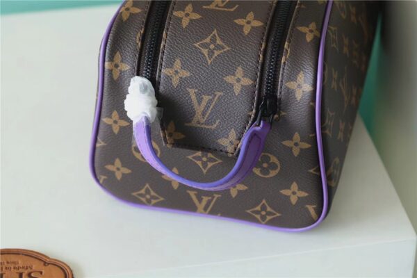 Louis Vuitton Dopp Kit Poche Toilette Monogram Canvas By Virgil Abloh's Minty /Purple For Women, Women's Wallets 11in/28cm LV 