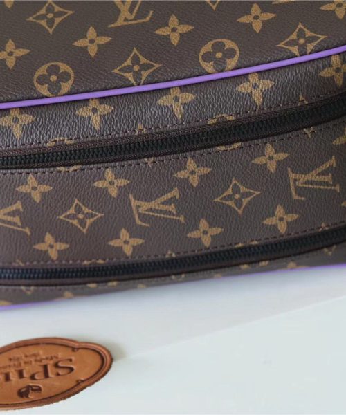 1:1 Replica Louis Vuitton Dopp Kit Poche Toilette Monogram Canvas By Virgil Abloh's Minty /Purple For Women, Women's Wallets 11in/28cm LV 