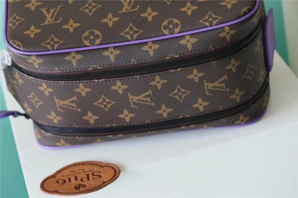 Louis Vuitton Dopp Kit Poche Toilette Monogram Canvas By Virgil Abloh's Minty /Purple For Women, Women's Wallets 11in/28cm LV 