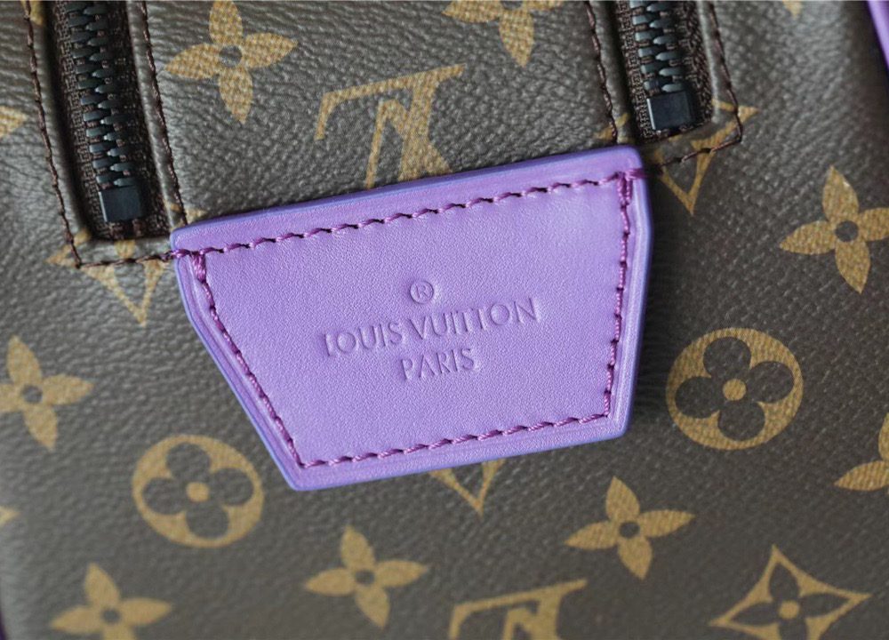 1:1 Replica Louis Vuitton Dopp Kit Poche Toilette Monogram Canvas By Virgil Abloh's Minty /Purple For Women, Women's Wallets 11in/28cm LV 