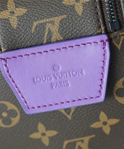 1:1 Replica Louis Vuitton Dopp Kit Poche Toilette Monogram Canvas By Virgil Abloh's Minty /Purple For Women, Women's Wallets 11in/28cm LV 