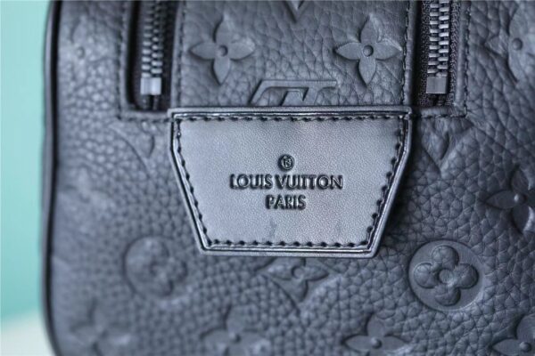 Louis Vuitton Dopp Kit Toilet Pouch Monogram Empreinte Black For Women, Women's Wallets 11in/28cm LV