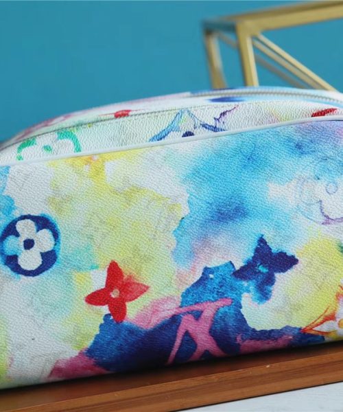1:1 Replica Louis Vuitton Dopp Kit Toilet Pouch Monogram Empreinte Multiple Color For Women, Women's Wallets 11in/28cm LV