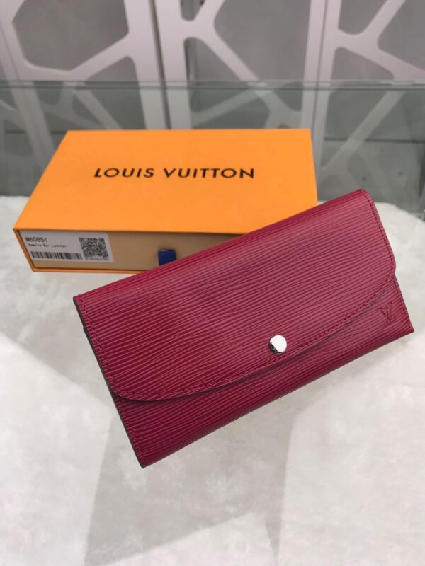 Louis Vuitton Emilie Wallet Epi Fuchsia For Women, Women's Wallets 7.5in/19cm LV 