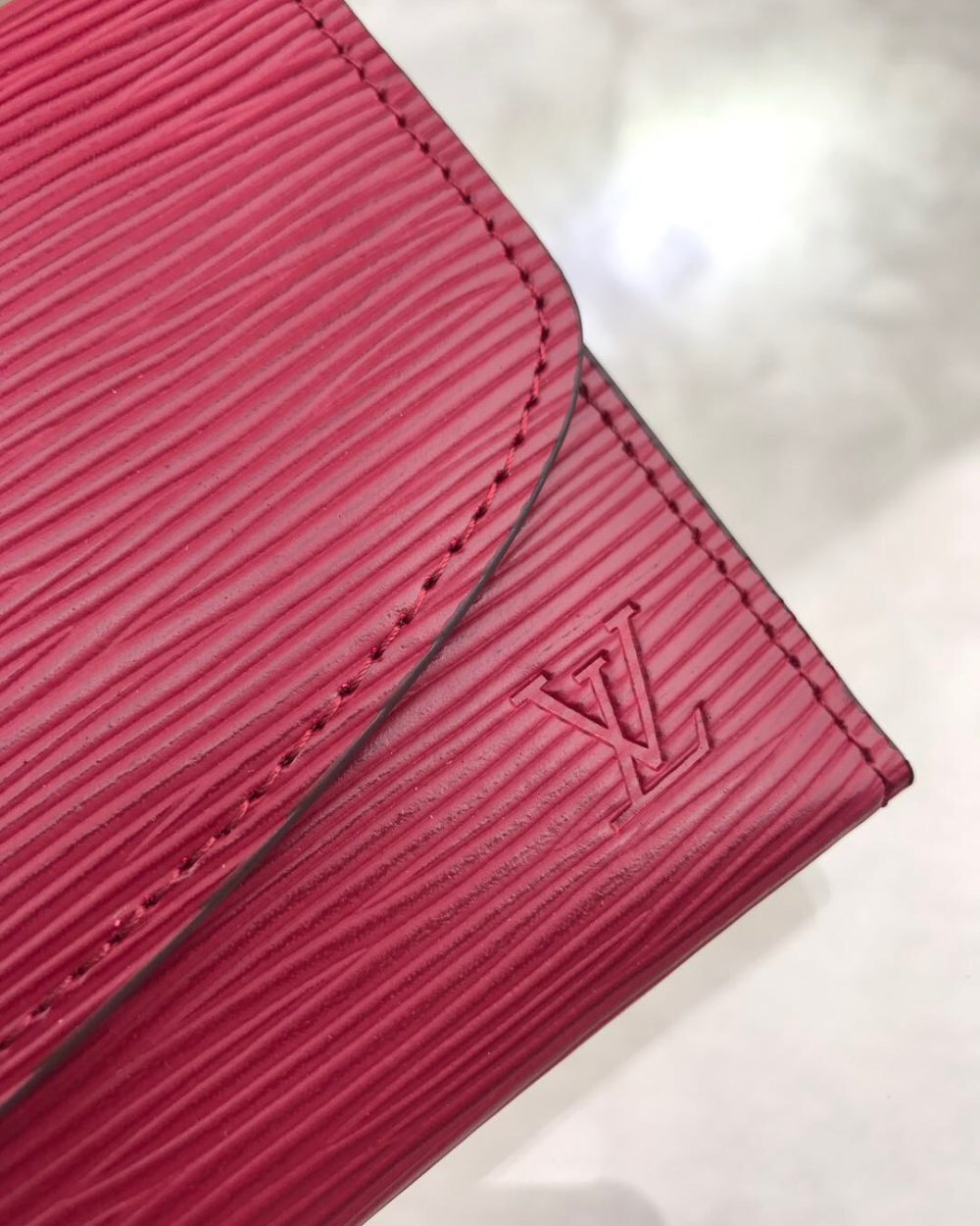 1:1 Replica Louis Vuitton Emilie Wallet Epi Fuchsia For Women, Women's Wallets 7.5in/19cm LV 