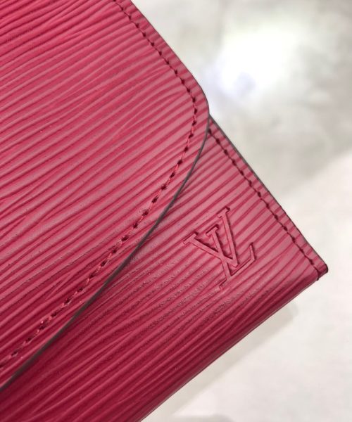 1:1 Replica Louis Vuitton Emilie Wallet Epi Fuchsia For Women, Women's Wallets 7.5in/19cm LV 