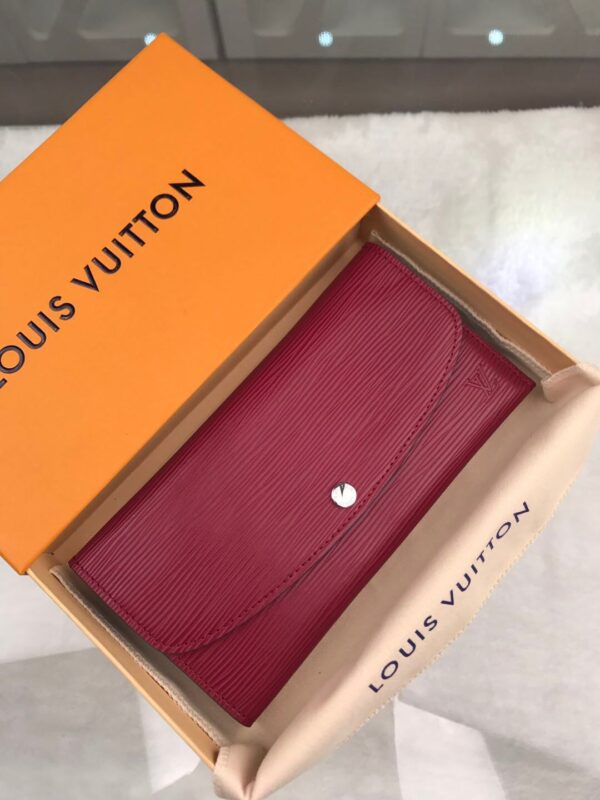 Louis Vuitton Emilie Wallet Epi Fuchsia For Women, Women's Wallets 7.5in/19cm LV 