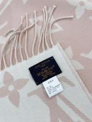 Louis Vuitton Essential Monogram Beige/Rose Scarf 180cm/71in M77854