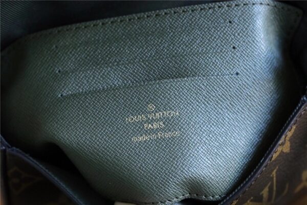Louis Vuitton Felicie Strap & Go Monogram Canvas Khaki Green For Women, Women's Wallets 6.7in/17cm LV M80091