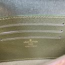 1:1 Replica Louis Vuitton Felicie Strap & Go Monogram Canvas Khaki Green For Women, Women's Wallets 6.7in/17cm LV M80091