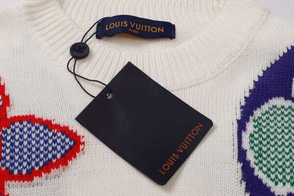 Louis Vuitton Floral Pattern Sweatshirt White For Men