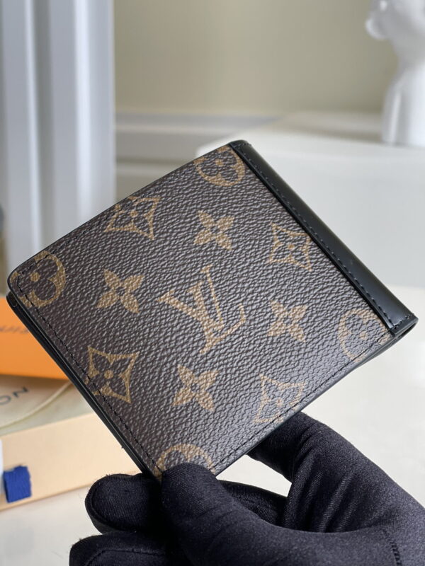Louis Vuitton Gaspar Wallet Monogram Macassar Canvas For Men, Men's Wallet 11cm LV M93801