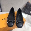 Louis Vuitton Gloria Flat Loafer Black For Women LV