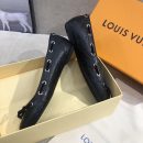 Louis Vuitton Gloria Flat Loafer Black For Women LV